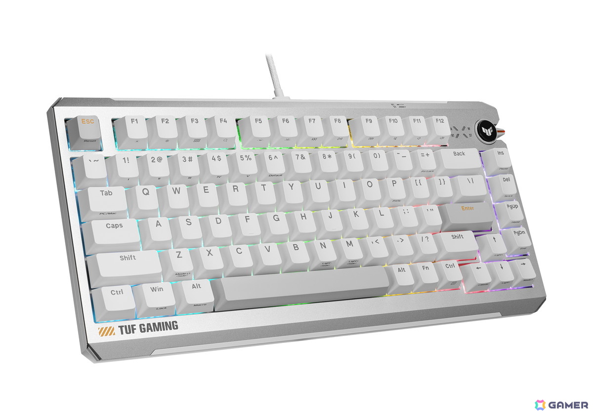「TUF Gaming K4 Magnetic」発売!0.01mm単位の調整&8,000Hz対応―ラピッドトリガー切替スイッチも搭載の画像