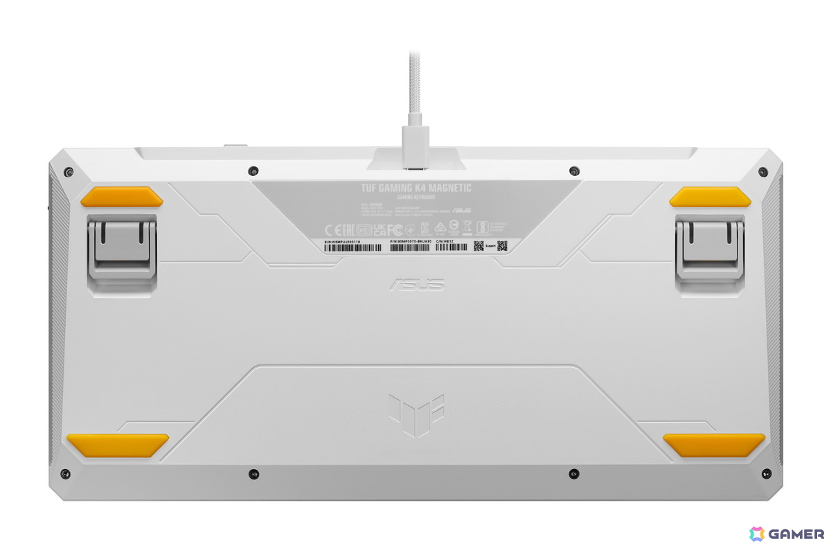 「TUF Gaming K4 Magnetic」発売!0.01mm単位の調整&8,000Hz対応―ラピッドトリガー切替スイッチも搭載の画像