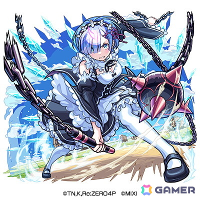 TVアニメ「Re:ゼロから始める異世界生活」×「モンスト」コラボ第2弾が9月27日より開催!スバル&エミリア、ラム&レム、ラインハルトが期間限定ガチャに登場の画像