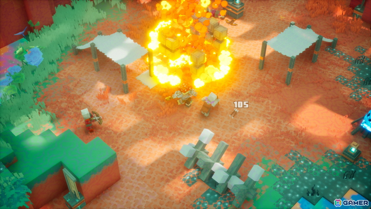 15年ぶりの新次元「シフト」や待望のジャンプアクションを体験!「Minecraft Dungeons II」メディア試遊会レポート【TGS2026】の画像