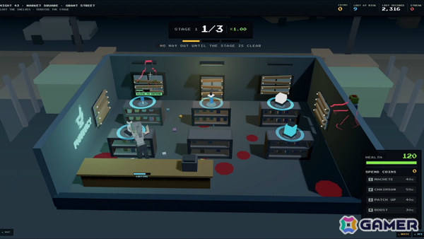非常識な数のゾンビを相手にするレトロなボクセルアクションローグライト「An Unreasonable Number of Zombies」Steamデモが10月19日に公開!の画像