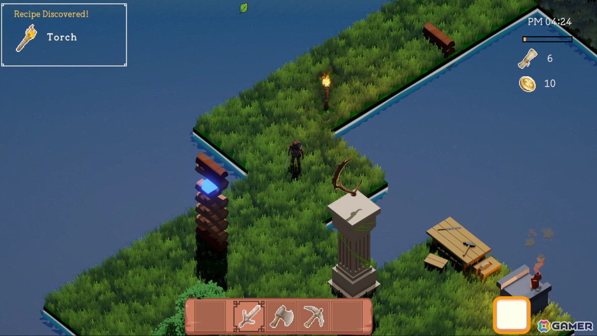 「Stackers」Steamストアページ公開！素材を重ねてレシピを発見するタイルベースのクラフト＆開拓シムの画像12