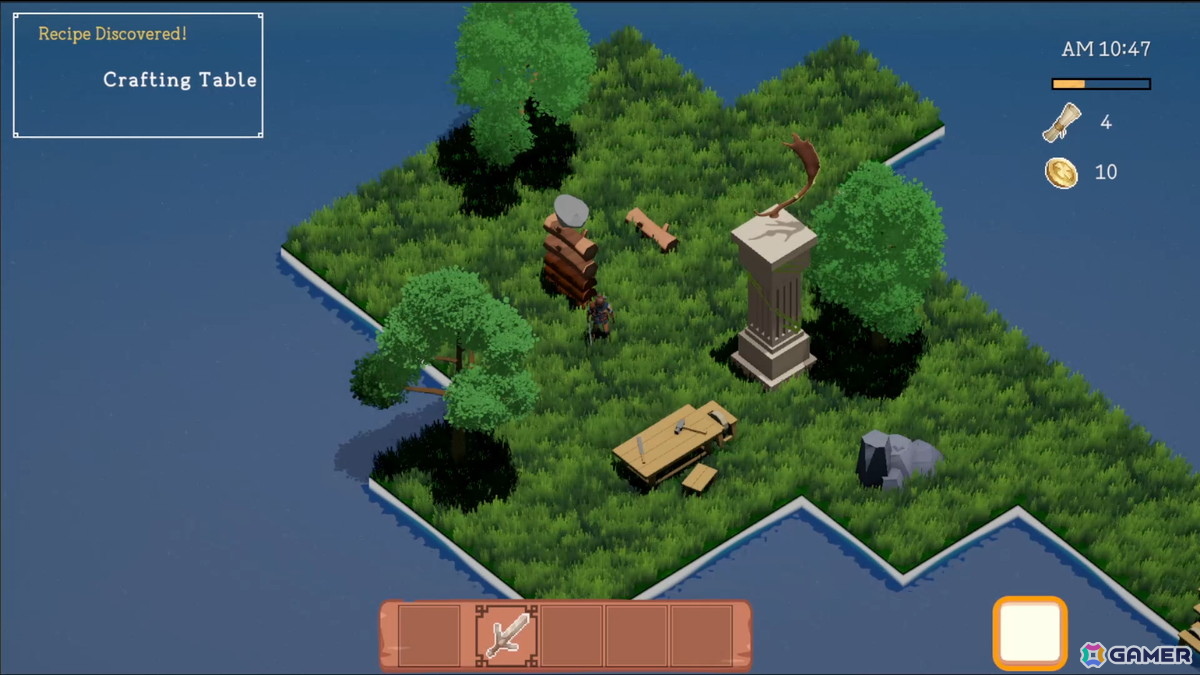 「Stackers」Steamストアページ公開!素材を重ねてレシピを発見するタイルベースのクラフト&開拓シムの画像