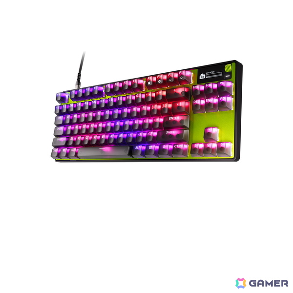 SteelSeries「Apex Pro TKL Gen 3 Cyber／Steel」登場！操作感が異なる「Speed & Control」スイッチを搭載の画像1