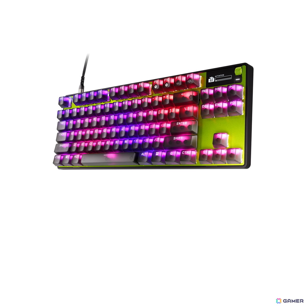 SteelSeries「Apex Pro TKL Gen 3 Cyber／Steel」登場！操作感が異なる「Speed & Control」スイッチを搭載の画像1