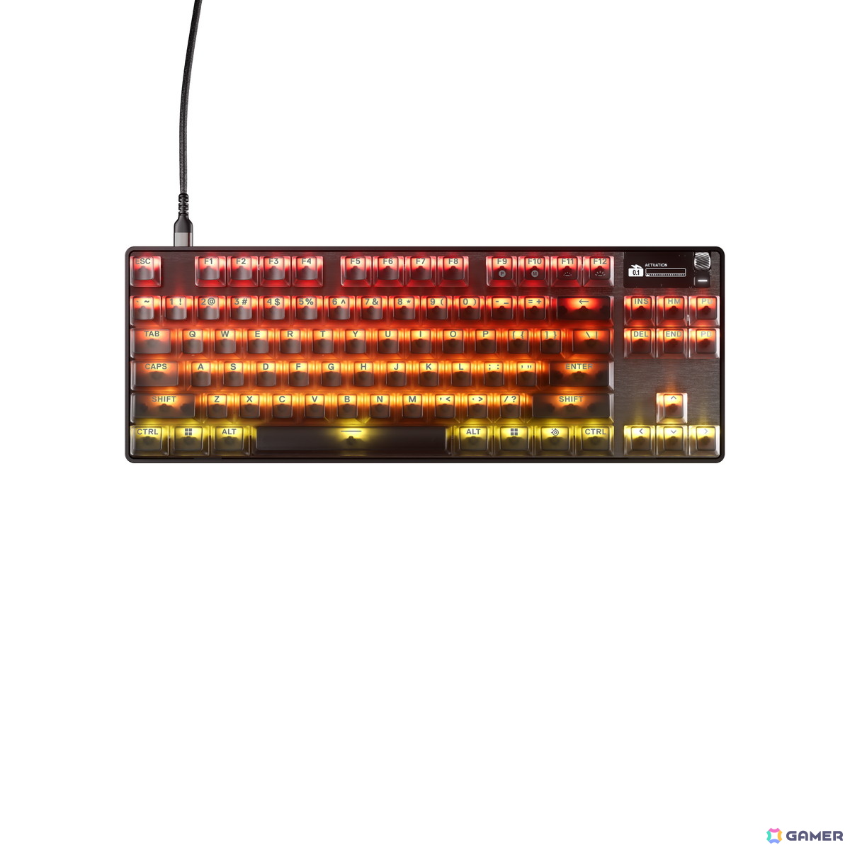 SteelSeries「Apex Pro TKL Gen 3 Cyber／Steel」登場！操作感が異なる「Speed & Control」スイッチを搭載の画像10