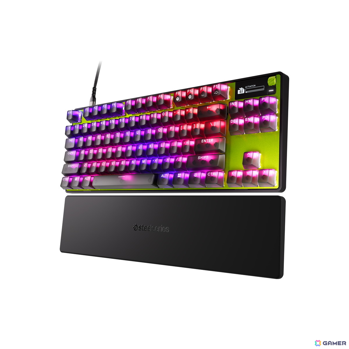SteelSeries「Apex Pro TKL Gen 3 Cyber／Steel」登場！操作感が異なる「Speed & Control」スイッチを搭載の画像2