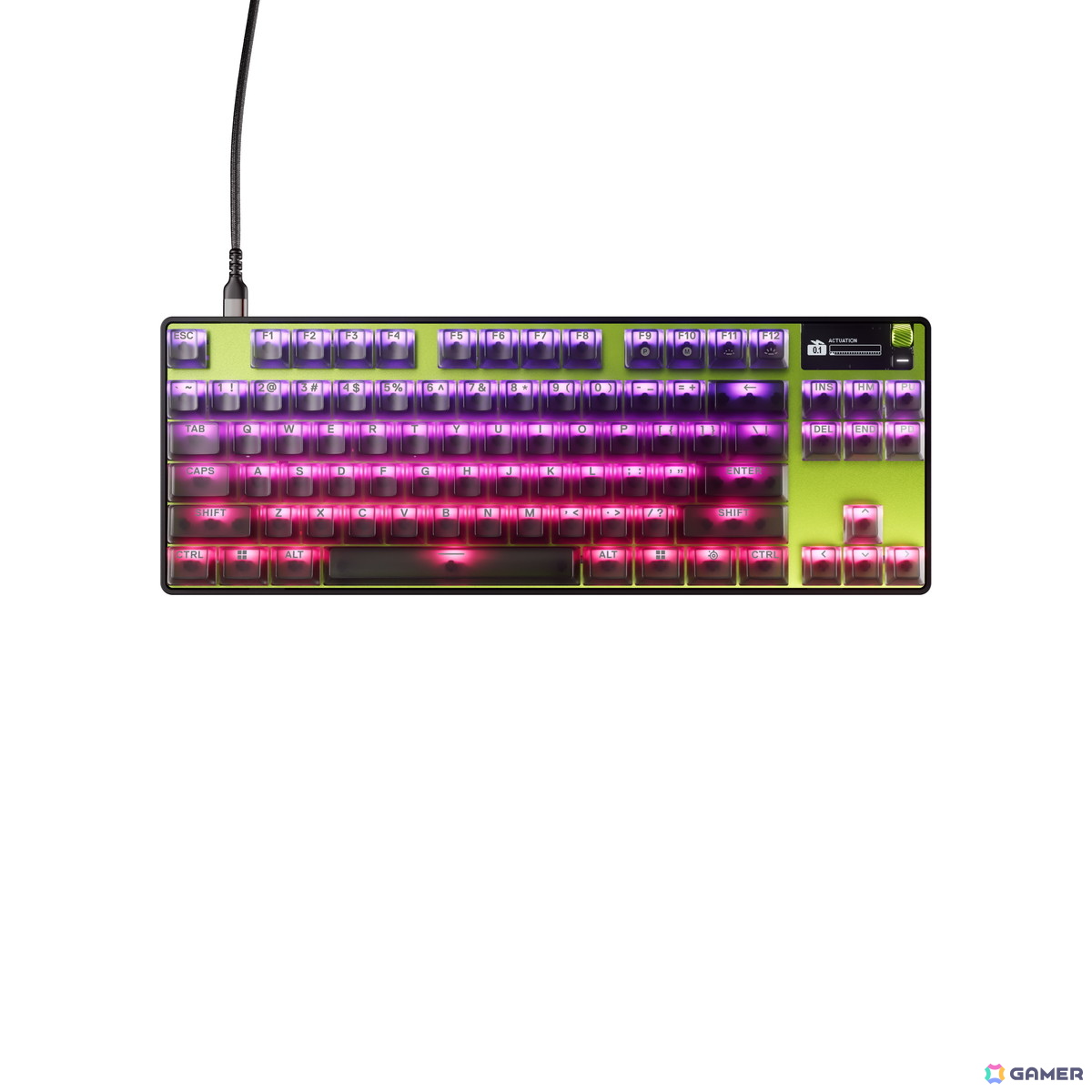 SteelSeries「Apex Pro TKL Gen 3 Cyber／Steel」登場！操作感が異なる「Speed & Control」スイッチを搭載の画像5
