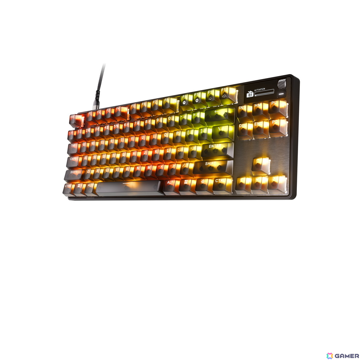 SteelSeries「Apex Pro TKL Gen 3 Cyber／Steel」登場！操作感が異なる「Speed & Control」スイッチを搭載の画像6