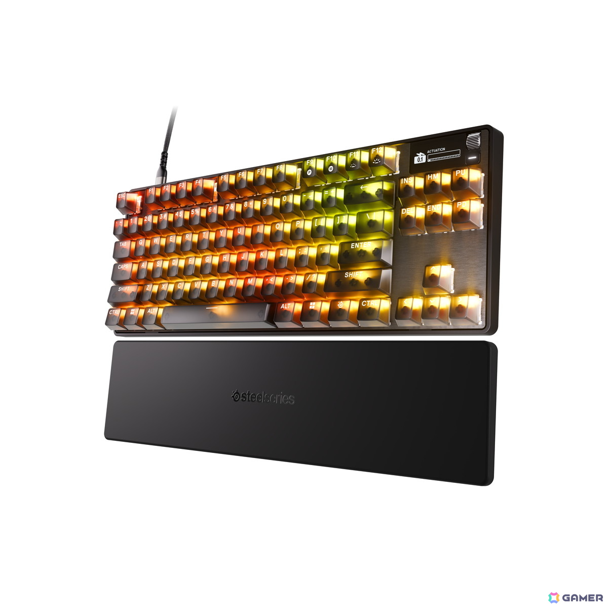 SteelSeries「Apex Pro TKL Gen 3 Cyber/Steel」登場!操作感が異なる「Speed & Control」スイッチを搭載の画像