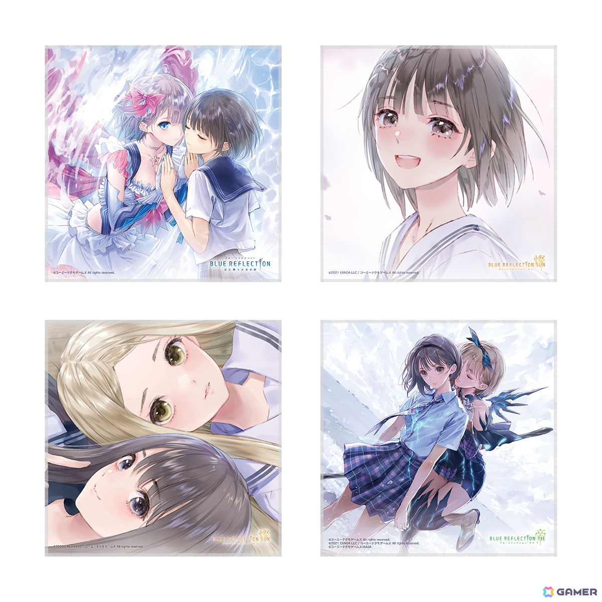 「BLUE REFLECTION」シリーズのオンラインくじが販売開始！岸田メル氏直筆サイン入りのアートコレクションも10月16日に発売の画像