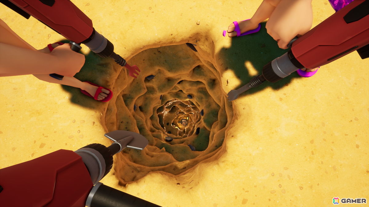 あの“穴掘りゲーム”が4人協力プレイに対応！「A Game About Digging A Hole Together」が2026年内に発売の画像2
