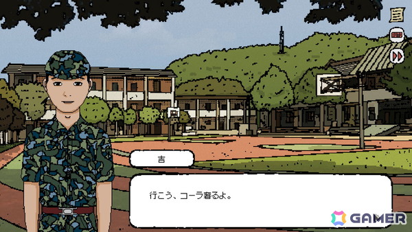 中国の高校“軍事訓練”を題材にした短編ビジュアルノベル「陽射しの下で」のSteamストアページ公開！の画像5