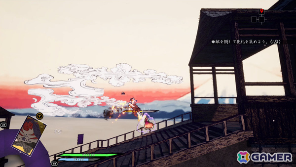 花札で戦うローグライトアクション「花札ノ巫孤」Steamページが公開!“五光の型”で敵を倒し札を集めて自分を強化の画像