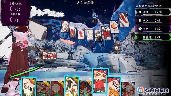 花札で戦うローグライトアクション「花札ノ巫孤」Steamページが公開!“五光の型”で敵を倒し札を集めて自分を強化の画像