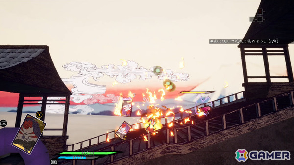 花札で戦うローグライトアクション「花札ノ巫孤」Steamページが公開!“五光の型”で敵を倒し札を集めて自分を強化の画像