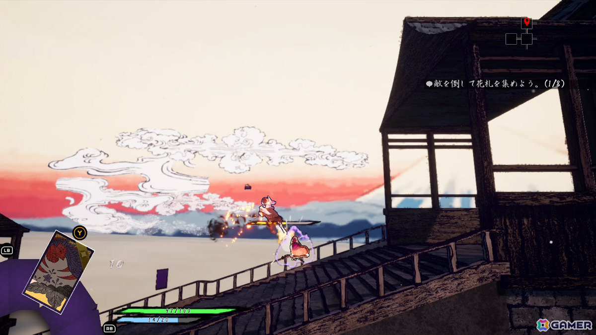 花札で戦うローグライトアクション「花札ノ巫孤」Steamページが公開！“五光の型”で敵を倒し札を集めて自分を強化の画像15
