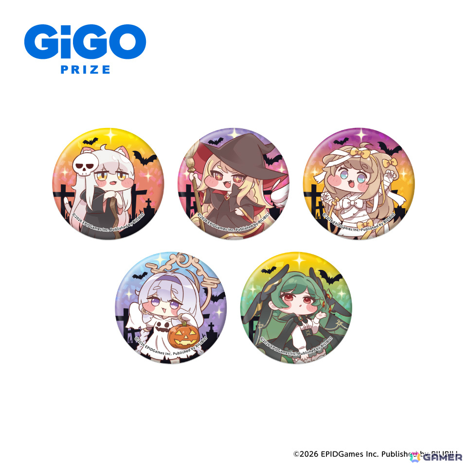 トリッカル×GiGO ホログラム缶バッジ（全5種）