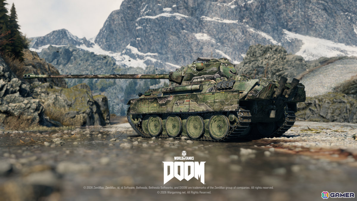 「World of Tanks」コラボ・バトルパス「DOOM」が10月1日より開催！2連装砲の戦車「FV225 Collector」がアージャントの力を宿した外観で登場の画像10