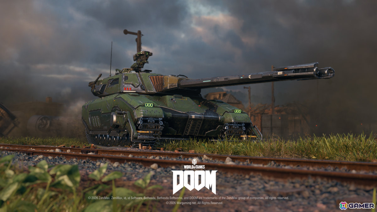 「World of Tanks」コラボ・バトルパス「DOOM」が10月1日より開催！2連装砲の戦車「FV225 Collector」がアージャントの力を宿した外観で登場の画像6