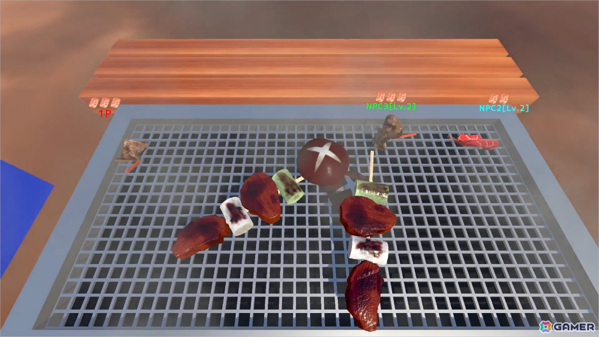 お肉となって最後まで焦げずに生き残れ！最大4人のハチャメチャパーティーゲーム「BATTLE MEATING」が発売の画像3
