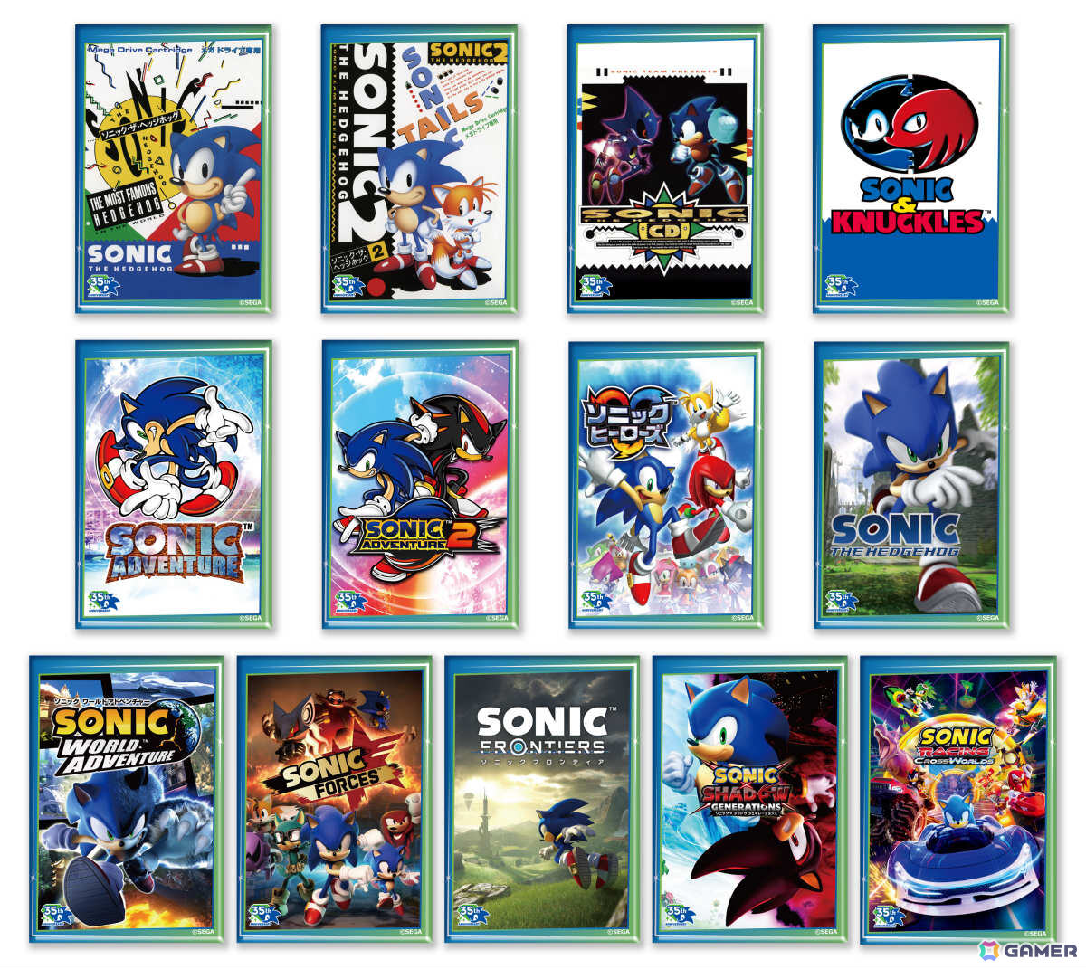 ソニックの35周年記念展覧会「SONIC the Exhibition -ACROSSGENERATIONS-」が10月9日より池袋PARCOで開催!の画像