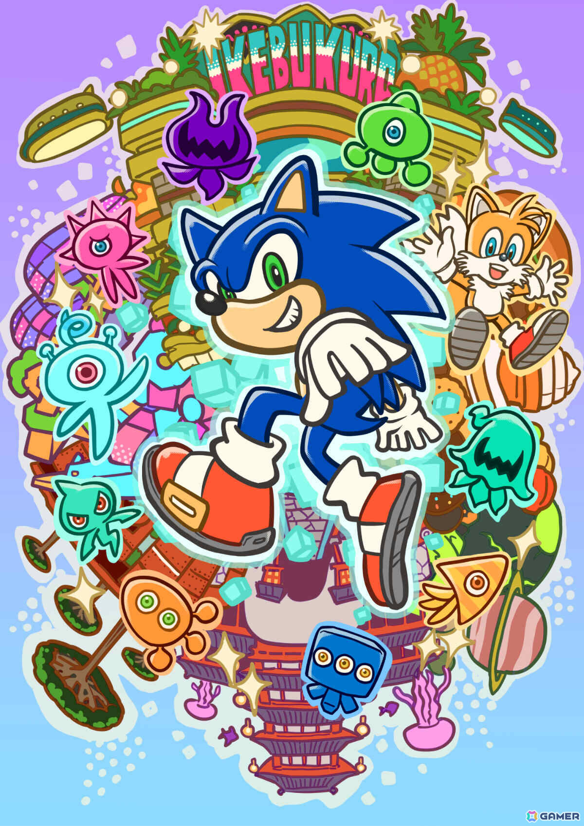 ソニックの35周年記念展覧会「SONIC the Exhibition -ACROSSGENERATIONS-」が10月9日より池袋PARCOで開催!の画像