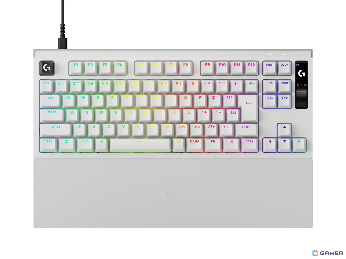 ロジクールG初の有機ELディスプレイ搭載キーボード「PRO X2 RAPID」発表！最大8,000Hz＆全キー磁気式アナログスイッチ採用の画像3