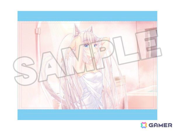 「ネコぱら セカイコネクト」オフィシャルグッズの取り扱いがグッスマ公式ショップで開始！ショコラとバニラのバスタオル姿を映したB2タペストリーも登場の画像2