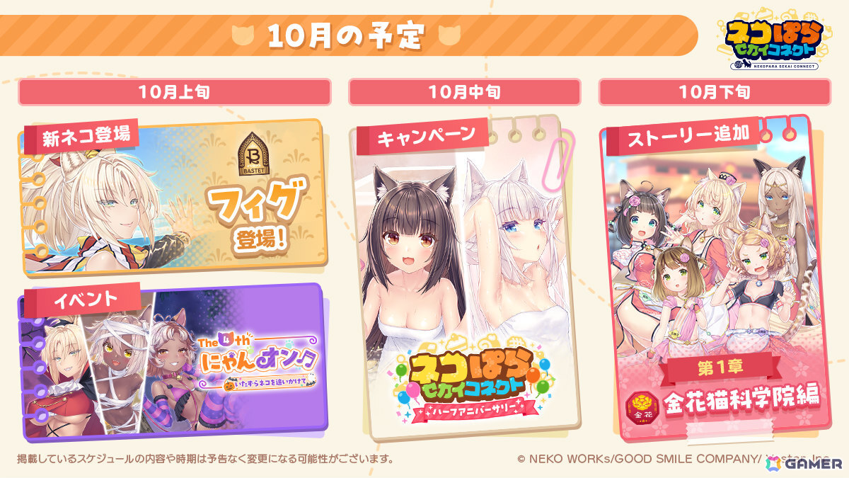 「ネコぱら セカイコネクト」オフィシャルグッズの取り扱いがグッスマ公式ショップで開始！ショコラとバニラのバスタオル姿を映したB2タペストリーも登場の画像