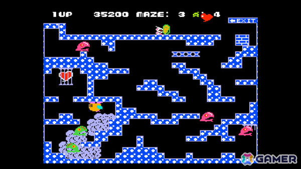 ちゃっくんを上手にコントロールして迷路内のハートを取り戻すアクションゲーム「コンソールアーカイブス ちゃっくんぽっぷ」がPS5/Switch 2で10月1日に配信！の画像