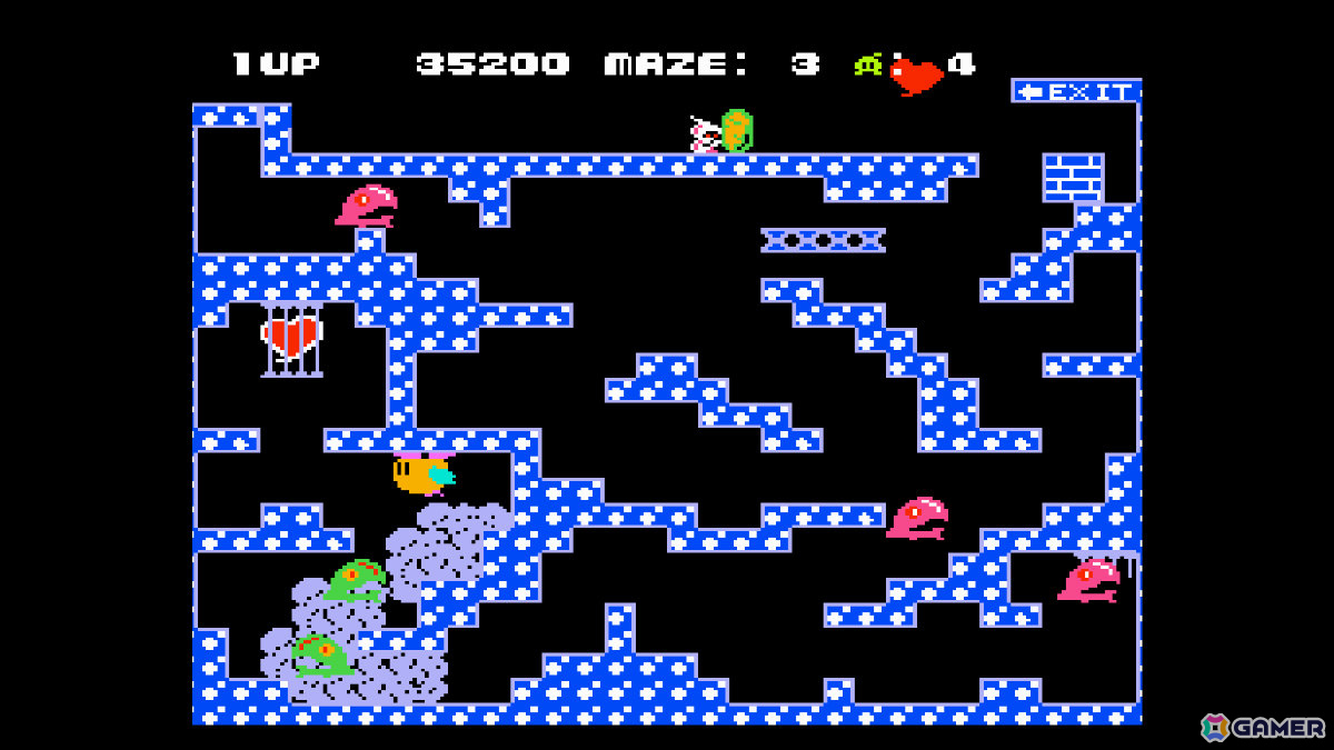 ちゃっくんを上手にコントロールして迷路内のハートを取り戻すアクションゲーム「コンソールアーカイブス ちゃっくんぽっぷ」がPS5/Switch 2で10月1日に配信！の画像4