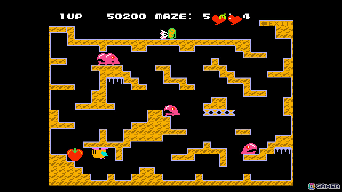 ちゃっくんを上手にコントロールして迷路内のハートを取り戻すアクションゲーム「コンソールアーカイブス ちゃっくんぽっぷ」がPS5/Switch 2で10月1日に配信！の画像5