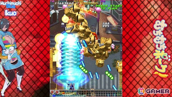 「むちむちポーク!&ピンクスゥイーツ Boosted」本日発売!ケイブの2作をまとめて収録した、ハードでキュートな弾幕シューティングの画像