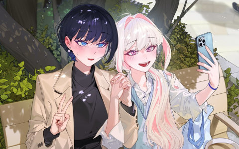 韓国発の百合ビジュアルノベル「春の音はまるで君に似てて」Switch/iOS/Android版が10月8日に発売！新作外伝「冬の色はまるで君に似てて」も収録