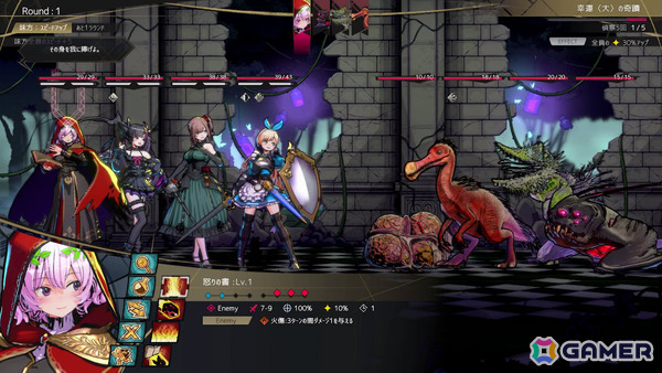 「タレットと少女」開発チームによるダンジョン探索RPG「LitGirls 文学迷宮と少女」が発表!アリスなど名作文学モチーフの美少女たちが活躍の画像