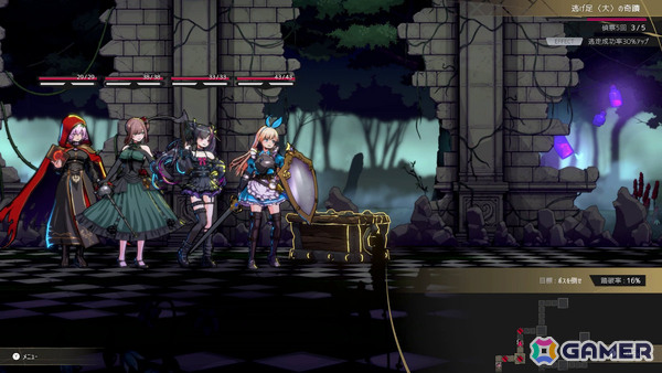 「タレットと少女」開発チームによるダンジョン探索RPG「LitGirls 文学迷宮と少女」が発表!アリスなど名作文学モチーフの美少女たちが活躍の画像