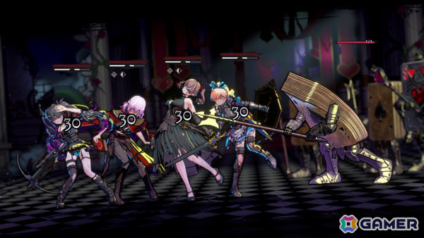 「タレットと少女」開発チームによるダンジョン探索RPG「LitGirls 文学迷宮と少女」が発表!アリスなど名作文学モチーフの美少女たちが活躍の画像
