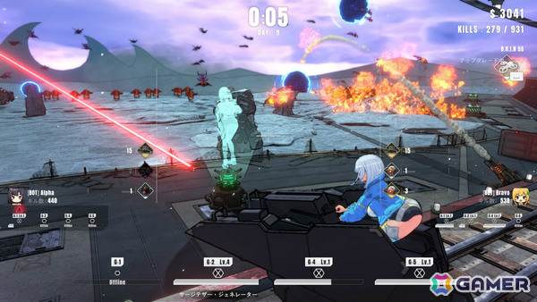「タレットと少女」開発チームによるダンジョン探索RPG「LitGirls 文学迷宮と少女」が発表!アリスなど名作文学モチーフの美少女たちが活躍の画像