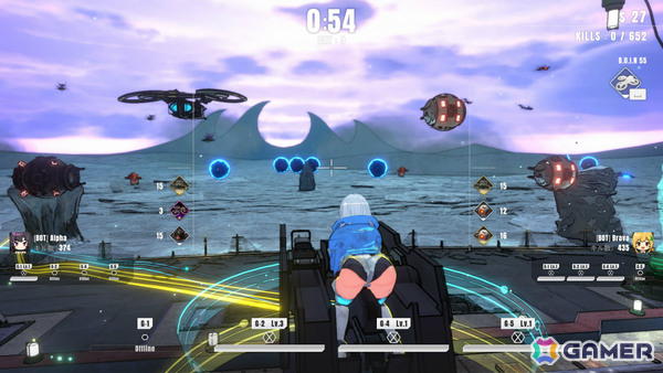 「タレットと少女」開発チームによるダンジョン探索RPG「LitGirls 文学迷宮と少女」が発表!アリスなど名作文学モチーフの美少女たちが活躍の画像