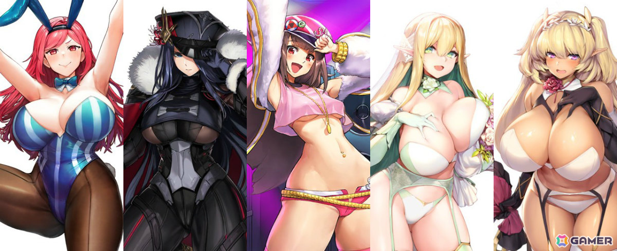 (左から)ストラトエンジェル、無敵の龍、スレイプニール、エルブン、ダークエルブン