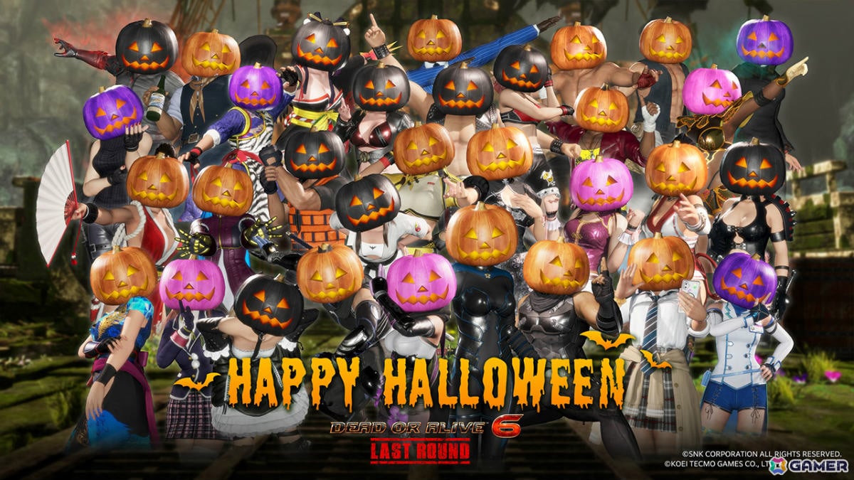 「DEAD OR ALIVE 6 Last Round」無料アップデート「ハッピーハロウィン」が配信!カボチャのかぶり物でお祭り気分のバトルを楽しもうの画像