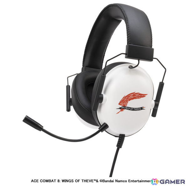 「エースコンバット8」デザインのゲーミングヘッドセットが2026年末に発売！航空機用通信ヘッドセットをイメージしたミリタリーテイストのフォルムにの画像2