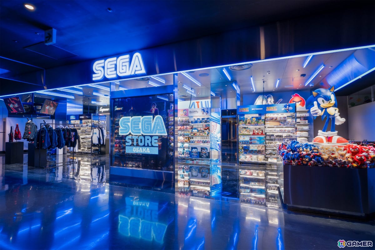 「SEGA STORE OSAKA」が心斎橋PARCOにグランドオープン!ソニック×コラージュアーティスト・河村康輔氏のぬいぐるみなど限定商品の一部も紹介の画像
