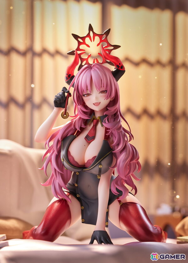 「ブルアカ」サツキがメモリアルロビーのイラストをもとに1/7スケールフィギュアで登場！催眠術に掛かってしまった可憐な表情も再現の画像3