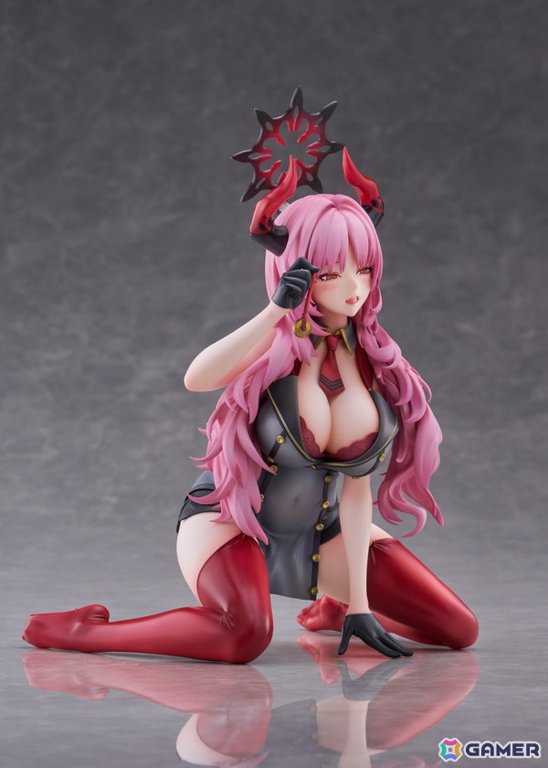 「ブルアカ」サツキがメモリアルロビーのイラストをもとに1/7スケールフィギュアで登場！催眠術に掛かってしまった可憐な表情も再現の画像6
