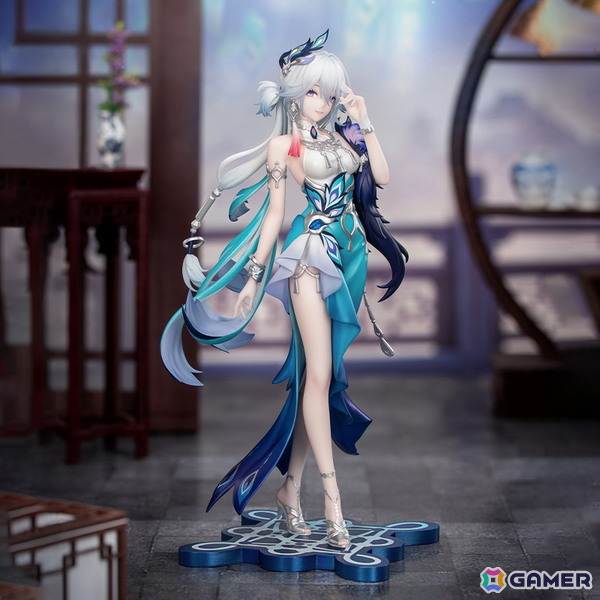 「崩壊：スターレイル」仙舟「玉殿」の戎韜将軍・爻光が1/8スケールフィギュアとなって登場！優雅なロングドレスと穏やかな笑みを再現の画像1