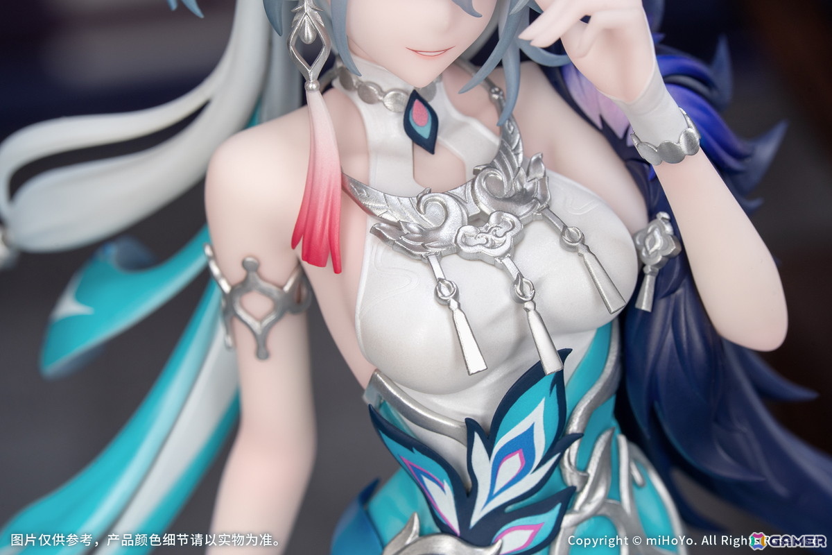 「崩壊:スターレイル」仙舟「玉殿」の戎韜将軍・爻光が1/8スケールフィギュアとなって登場!優雅なロングドレスと穏やかな笑みを再現の画像