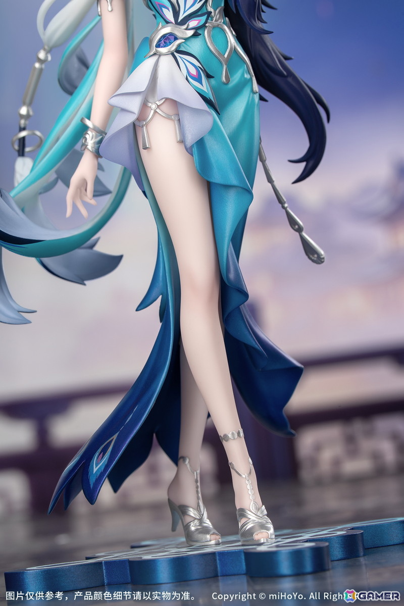 「崩壊:スターレイル」仙舟「玉殿」の戎韜将軍・爻光が1/8スケールフィギュアとなって登場!優雅なロングドレスと穏やかな笑みを再現の画像