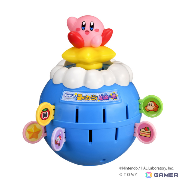 「星のカービィ 危機一発」が12月26日に発売！雲モチーフの可愛いタルからワープスターに乗ったカービィが飛び出すの画像2